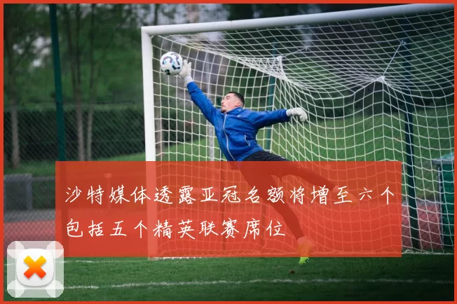 沙特媒体透露亚冠名额将增至六个包括五个精英联赛席位